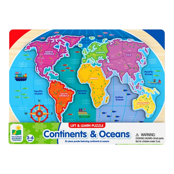 Lift & Learn Continents & Oceans