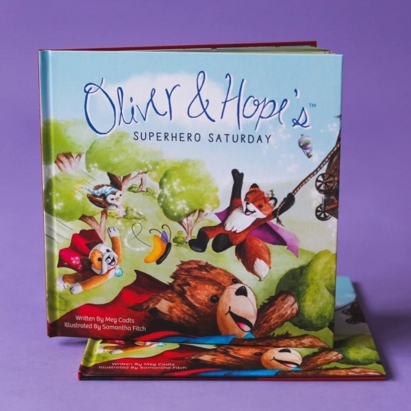 Oliver & Hope's Superhero Saturday - Hardcover and Softcover Storybook
