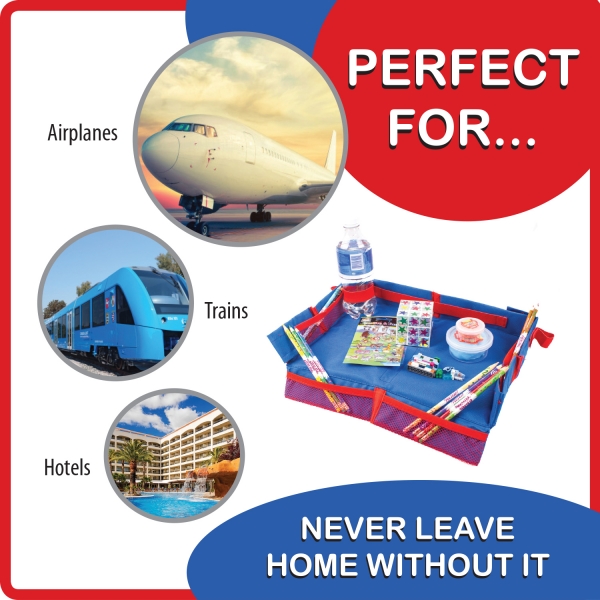 Fun N' Fly Foldable Travel Tray
