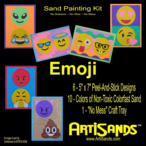 Emoji Sand Painting Kit 