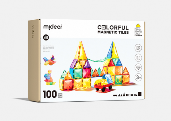 Mideer Colorful Magnetic Tiles