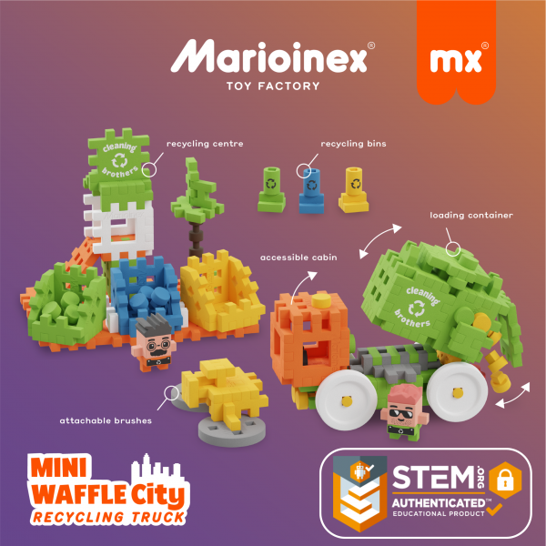 Mini Waffle City - Recycling Truck