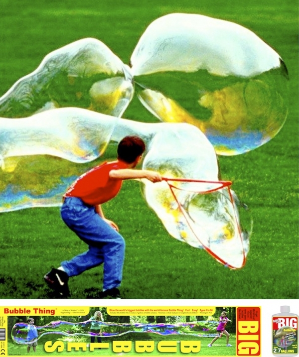 BubbleThing BIG Bubbles Wand & Mix