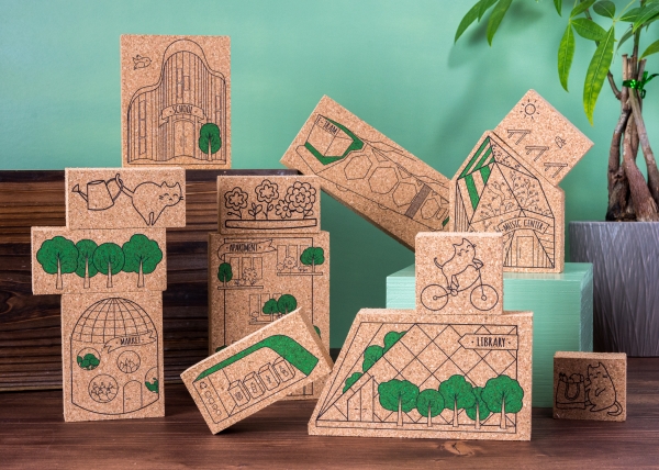 Green City Block Set