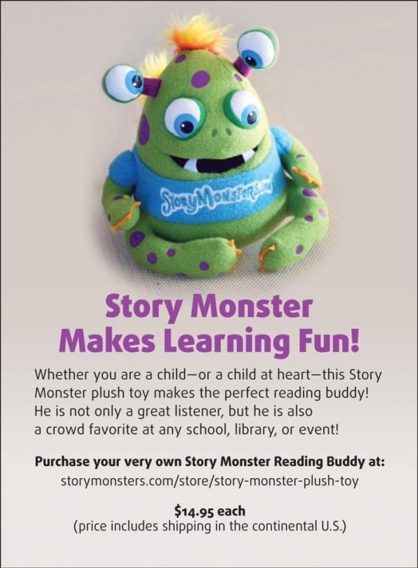 STORY MONSTER PLUSH READING BUDDY