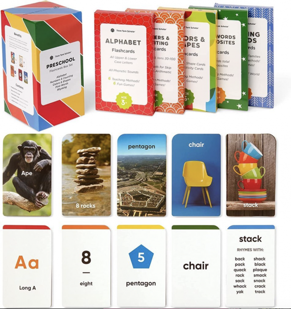 Preschool Flash Cards Set