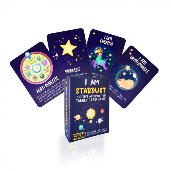I am Stardust Positive Affirmation Family Card Game
