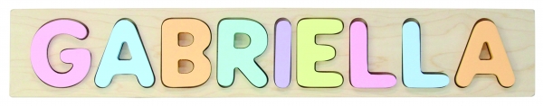 Pastel Name Puzzle