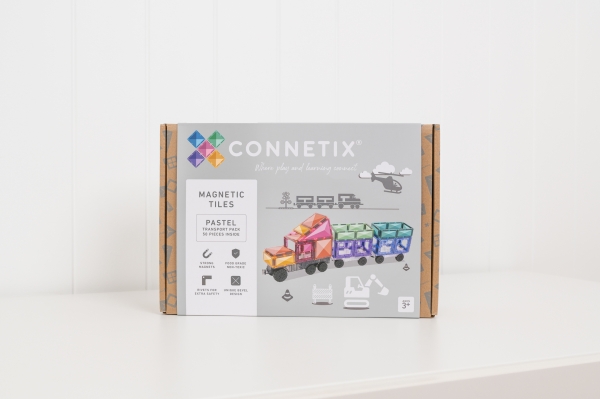 CONNETIX 50 Piece Pastel Transport Pack