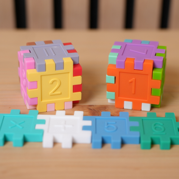 Montessori Math Blocks for Tiny Travelers