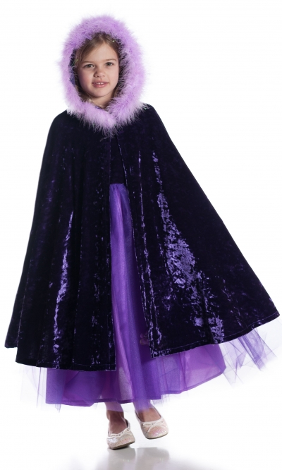Fairy Finery Hooded Velvet Cape