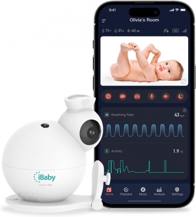 iBaby i7 Contactless Baby Heart Rate Breathing Sleep Monitor