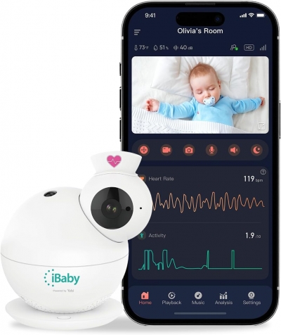 iBaby i8 Contactless Baby Heart Rate Breathing Sleep Monitor