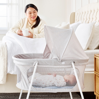 Baby Basics Infant Bassinet with Canopy