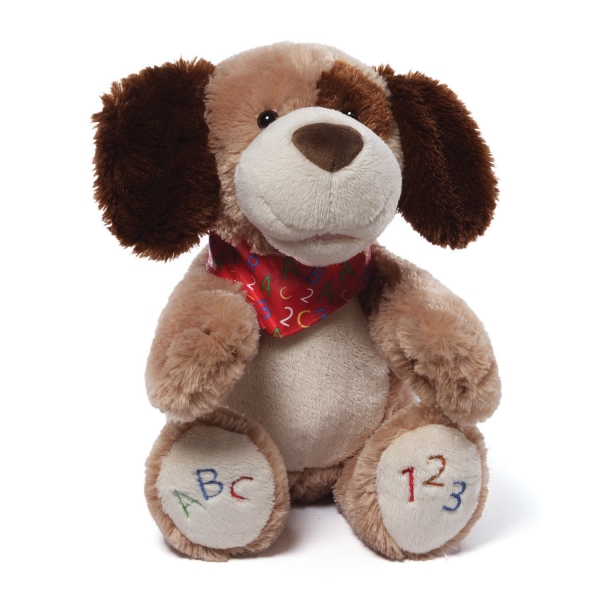 GUND ABC123 Doggie Animated Plush 