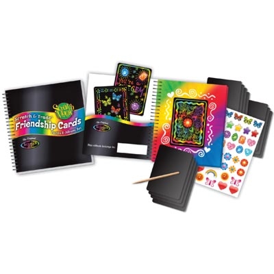 Scratch Magic Friendship Trading Cards Album