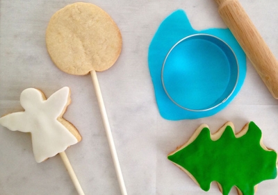 Christmas Cookie Pops Fondnant