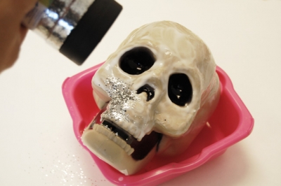 Halloween Glitter Skull