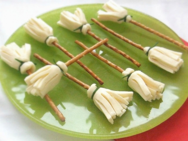 Kids Kitchen: Healthy Halloween Witch's Broom Snacks