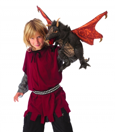 Folkmanis® Black Dragon Puppet