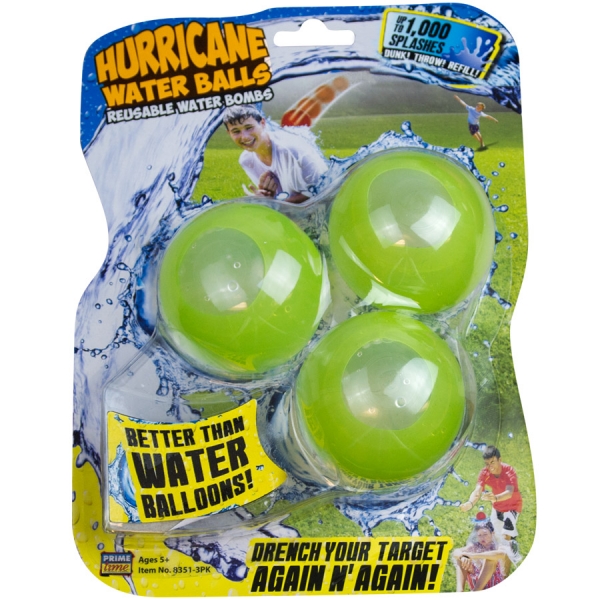 Hurricane REUSEABLE Water Balls (Ages 5+, SRP $7.99)