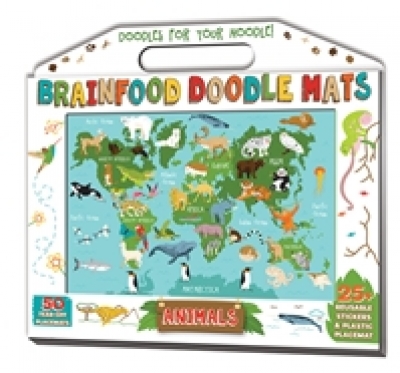 Brainfood Doodle Mats: Animals