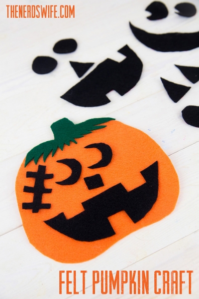 Felt Pumpkin craft