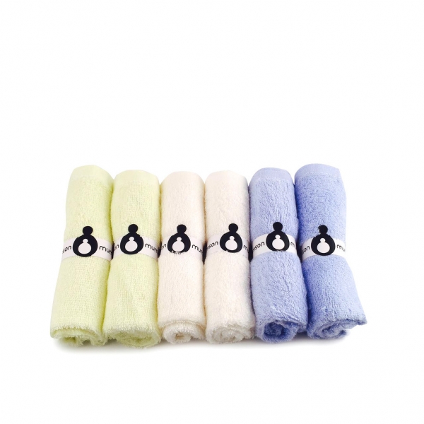 MUMSON 100% Natural Bamboo Washcloths