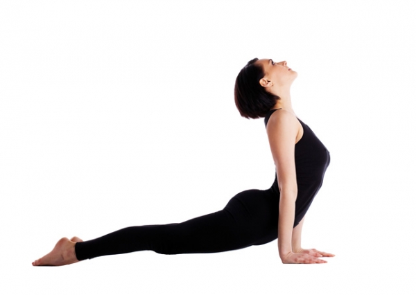 cobra pose yoga fitness health in shape