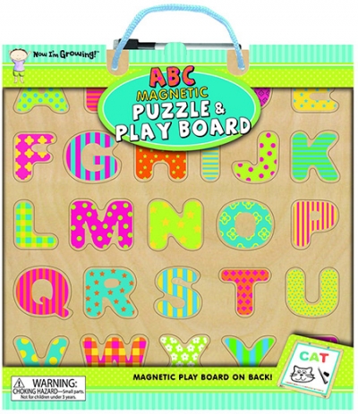 ABC Magnetic Puzzle & Play Board