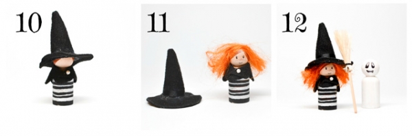 Halloween Peg Dolls