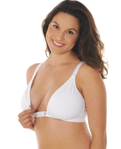 babyMaternity Magazine Front-Snap Soft-Cup Nursing Bra by Melinda G