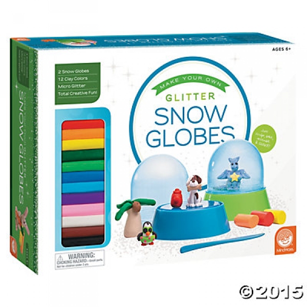 Make Your Own Glitter Snow Globes