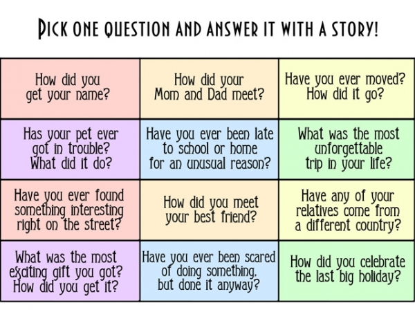 Kids Activities writing story telling imagination